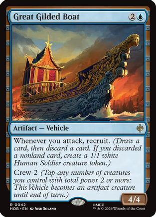 Great Gilded Boat (HOB-042) - The Hobbit、Wizards of the Coast、kayou