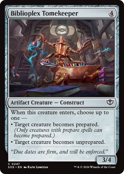Biblioplex Tomekeeper | Secrets of Strixhaven、Magic: The Gathering、kayou
