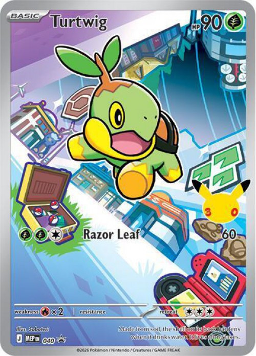 Pokemon Trading Card Game Mega Evolution Promo Promo Turtwig MEP040、ToyWiz、kayou
