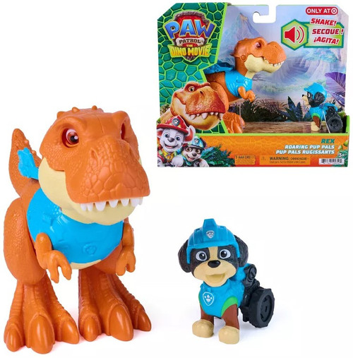 Paw Patrol The Dino Movie Roaring Pup Pals Rex & Timmy the T-Rex 2.5-Inch Figure 2-Pack、ToyWiz、kayou