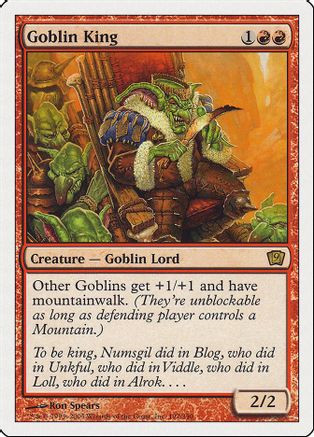 Goblin King (9ED-192) - 9th Edition Foil、Wizards of the Coast、kayou