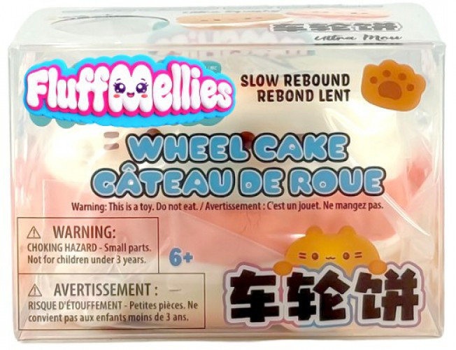 Fluffmellies Wheel Cake Squeeze Toy 1 RANDOM Squeezy Toy、ToyWiz、kayou