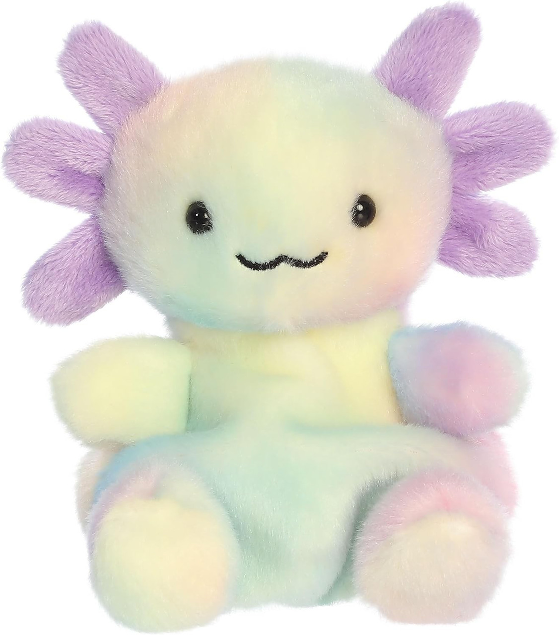 Original Palm Pals Xochitl Rainbow Axolotl 5-Inch Mini Bean Bag Plush、ToyWiz、kayou