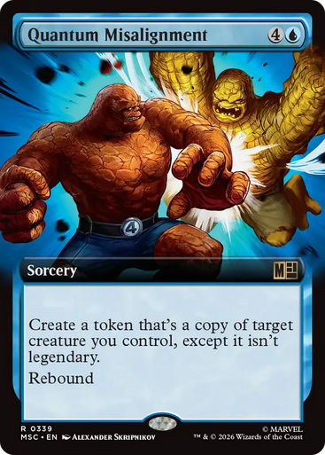 Quantum Misalignment (Extended Art) | Marvel Super Heroes Commander、Magic: The Gathering、kayou