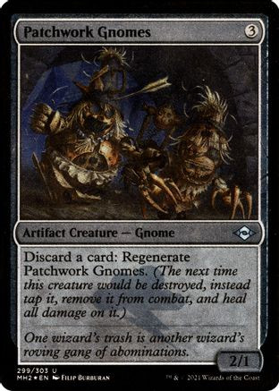 Patchwork Gnomes (Foil Etched) (MH2-299) - Modern Horizons 2 Foil、Wizards of the Coast、kayou
