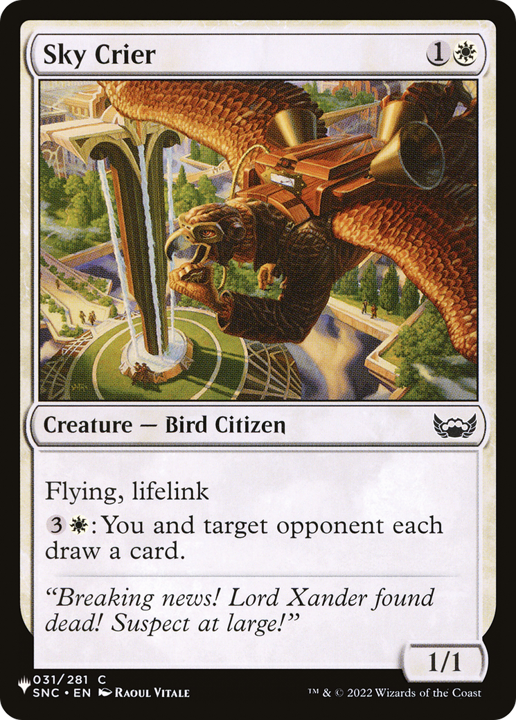 Sky Crier (LIST-031/281) - The List、Wizards of the Coast、kayou
