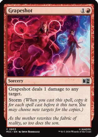 Grapeshot (MSC-803) - Commander: Marvel Super Heroes Foil、Wizards of the Coast、kayou