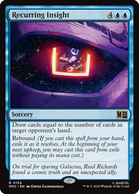 Recurring Insight (Surge Foil) | Marvel Super Heroes Commander、Magic: The Gathering、kayou