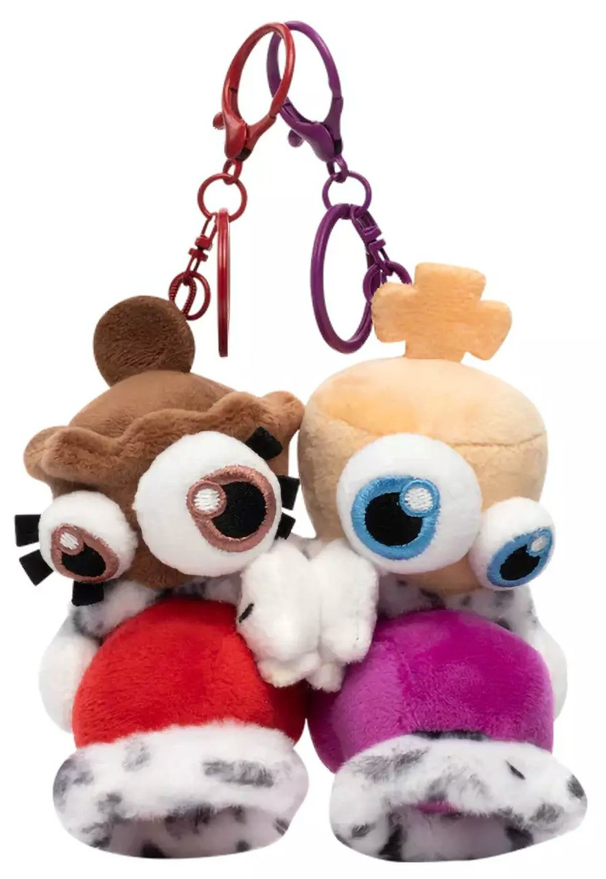 The Amazing Digital Circus Kinger & Queenie 3.25-Inch Magnetic Plush Keychain Set、ToyWiz、kayou