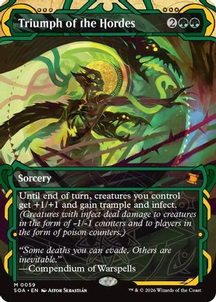 Triumph of the Hordes (SOA-059) - Secrets of Strixhaven: Mystical Archive Foil、Wizards of the Coast、kayou