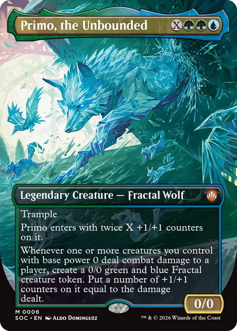 Primo, the Unbounded (Borderless Foil) | Secrets of Strixhaven Commander、Magic: The Gathering、kayou