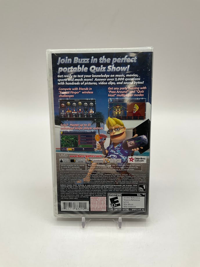 Buzz! Master Quiz PSP Sealed、Collector Store LLC - VG、kayou
