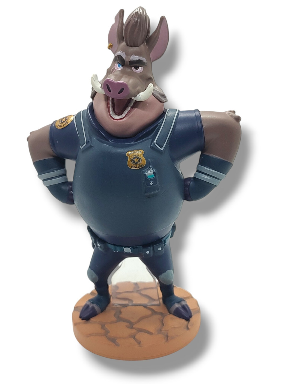 Disney Zootopia 2 Captain Hoggbottom 4-Inch Mini PVC Figure Loose、ToyWiz、kayou