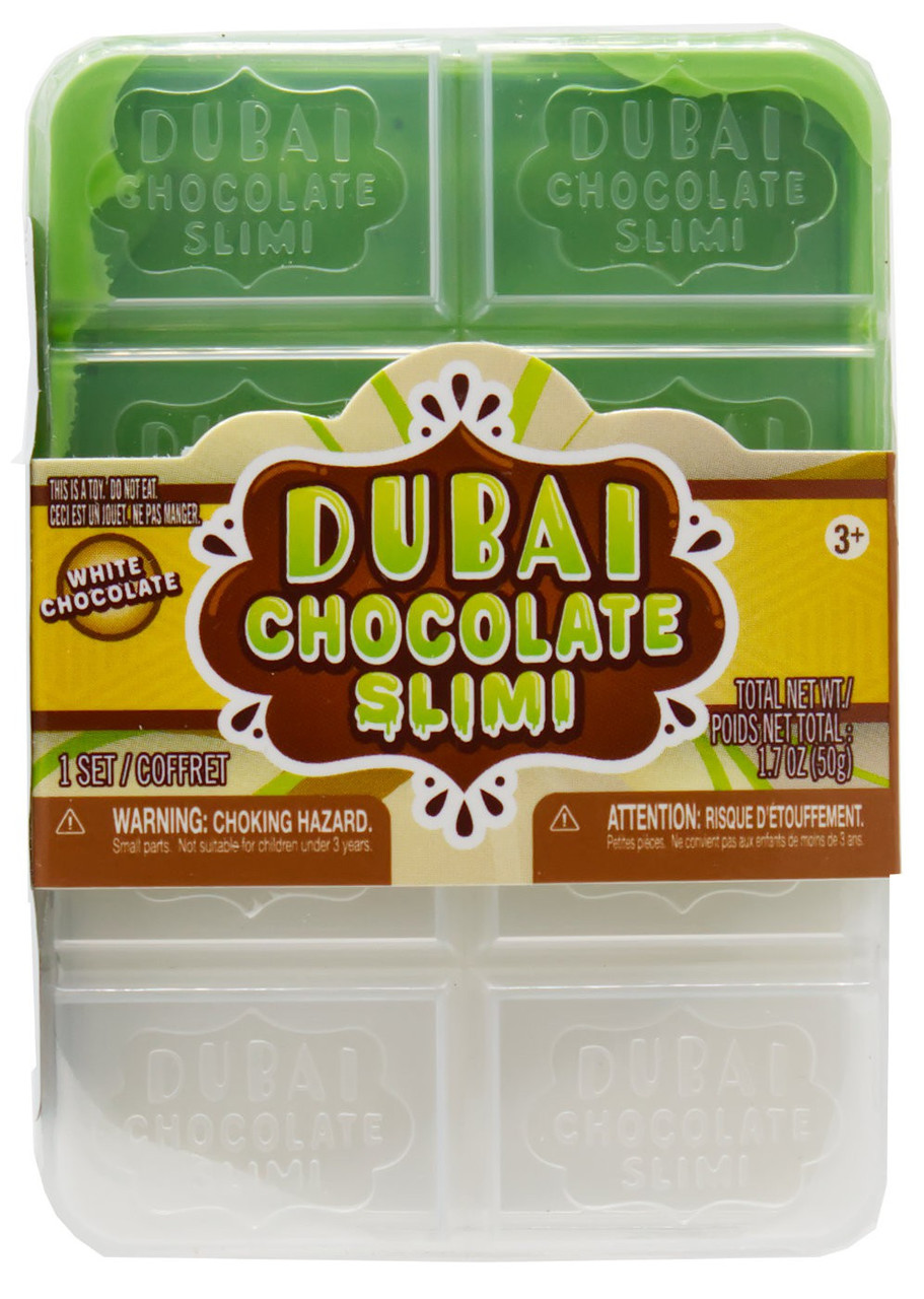 Dubai Chocolate Slimi White Chocolate 1.7 Oz Slime、ToyWiz、kayou
