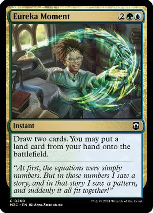 Eureka Moment (Ripple Foil) (M3C-260) - Modern Horizons 3 Commander Foil、Wizards of the Coast、kayou
