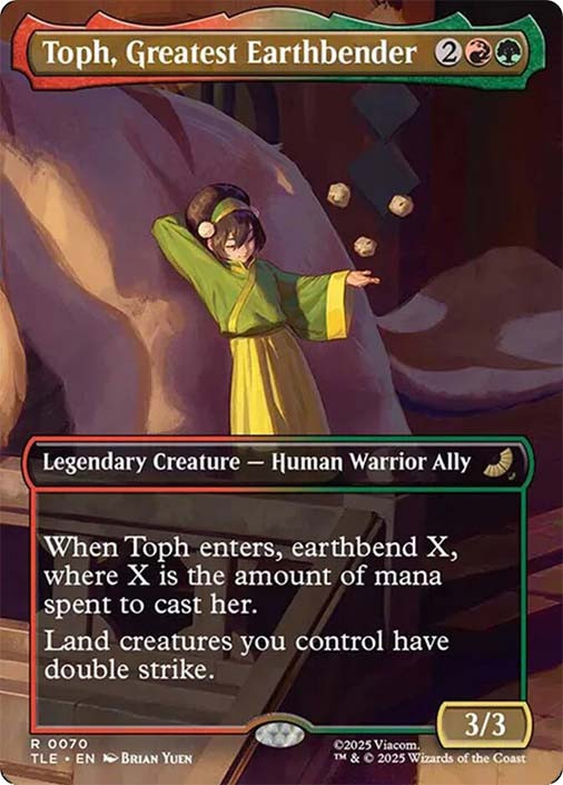 Toph, Greatest Earthbender、Magic: The Gathering、kayou