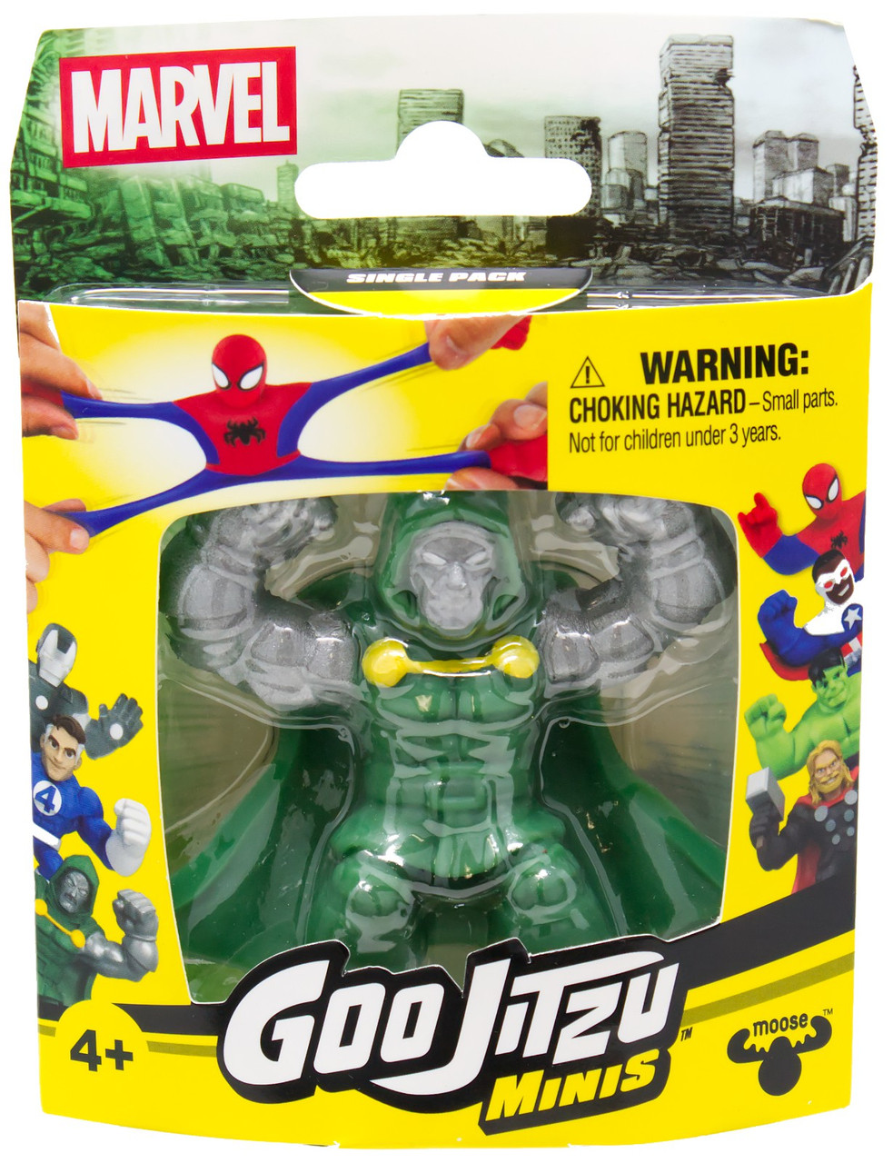 Heroes of Goo Jit Zu Marvel MINIS Doctor Doom Figure、ToyWiz、kayou