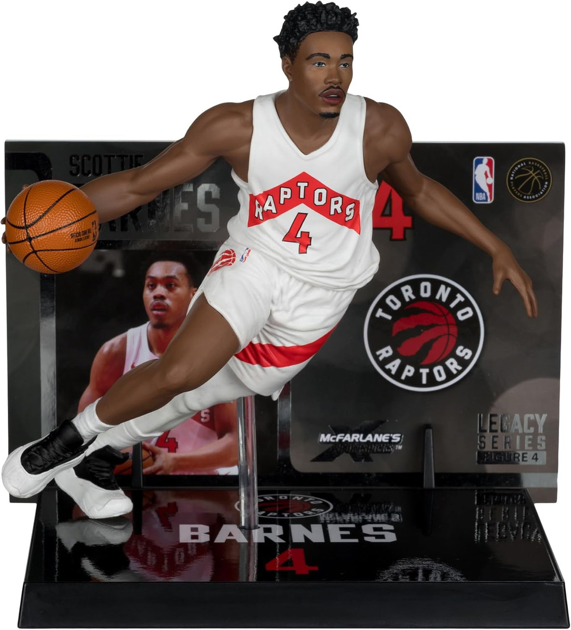 McFarlane Toys NBA Toronto Raptors SportsPicks Scottie Barnes Posed Figure、ToyWiz、kayou
