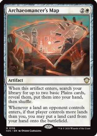 Archaeomancer's Map (SOC-136) - Commander: Secrets of Strixhaven、Wizards of the Coast、kayou