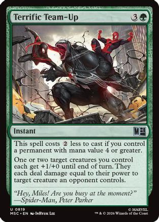 Terrific Team-Up (MSC-819) - Commander: Marvel Super Heroes Foil、Wizards of the Coast、kayou