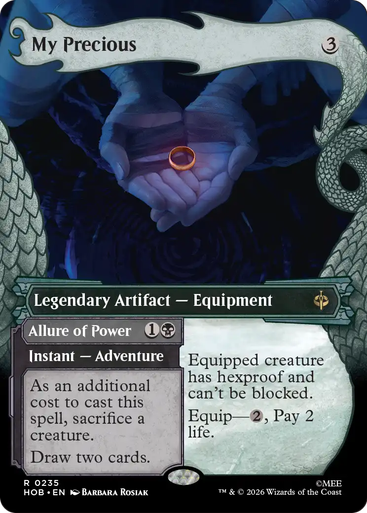My Precious // Allure of Power (Dragon Hoard Frame) | The Hobbit、Magic: The Gathering、kayou