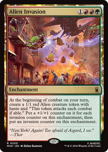 Alien Invasion (Foil) | Marvel Super Heroes、Magic: The Gathering、kayou
