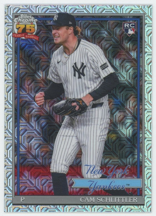 MLB 2026 Topps Series 2 Baseball 1991 Chrome Mojo Cam Schlittler #91C2-3 Rookie、ToyWiz、kayou