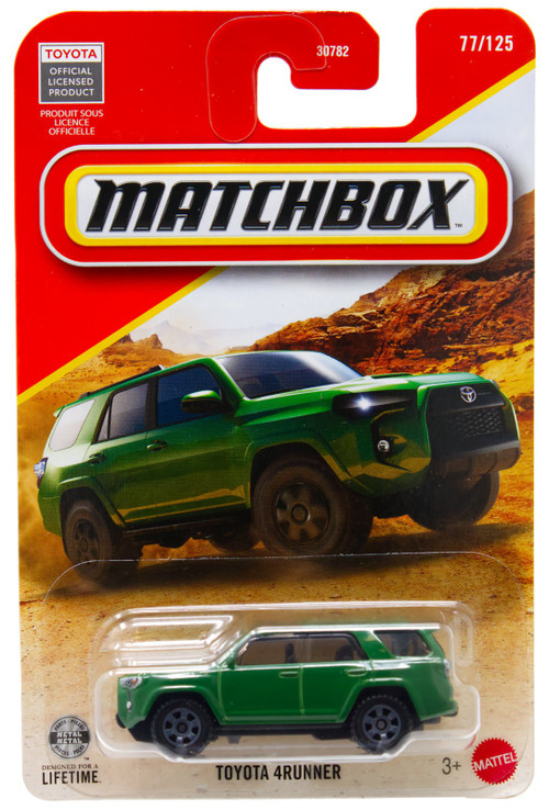 Matchbox Toyota 4Runner Diecast Car Green、ToyWiz、kayou