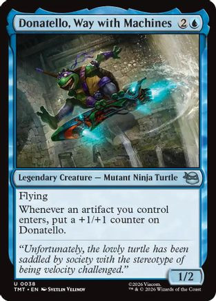 Donatello, Way with Machines (TMT-038) - Teenage Mutant Ninja Turtles、Wizards of the Coast、kayou