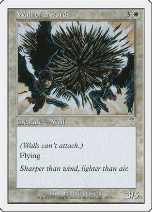 Wall of Swords (7ED-055) - 7th Edition、Wizards of the Coast、kayou