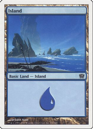 Island (336) (9ED-336) - 9th Edition、Wizards of the Coast、kayou