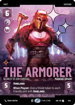 The Armorer - Secrecy is Our Survival (Prestige Foil) (844) - Ashes of the Empire Foil、GameNerdz、kayou