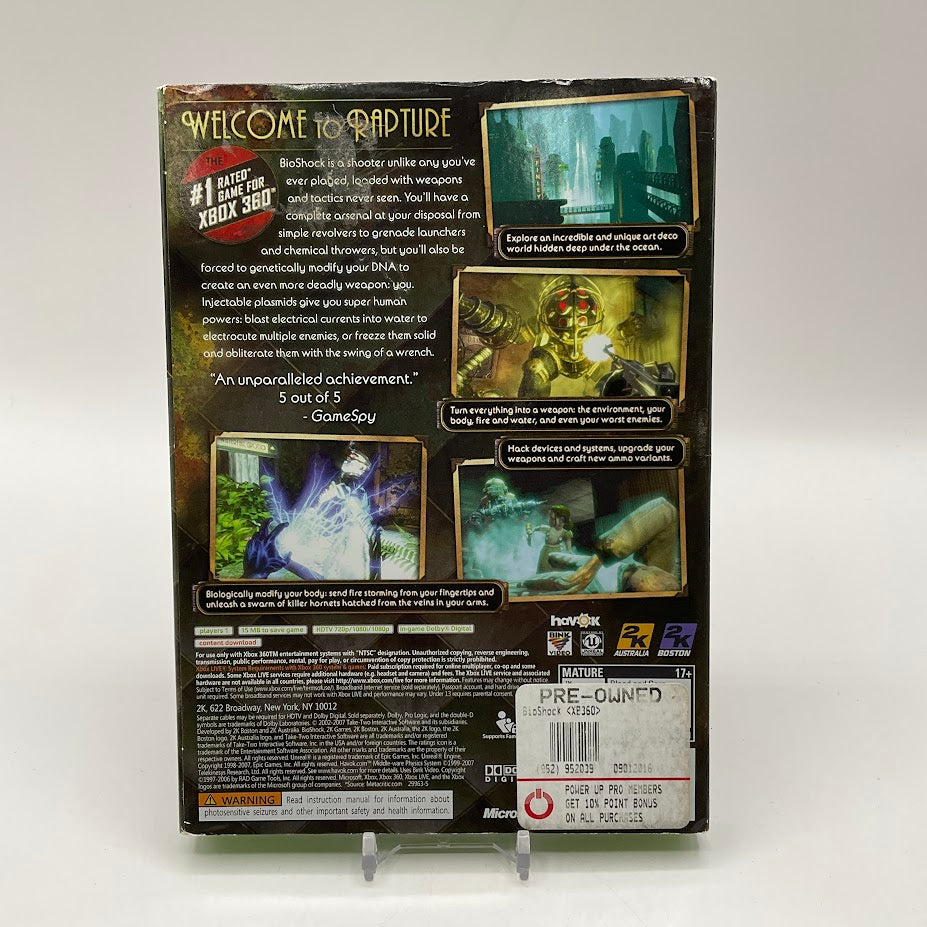 Bioshock Xbox 360 Used #2、Collector Store LLC - VG、kayou