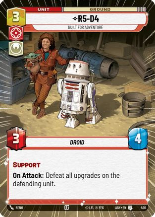 R5-D4 - Built for Adventure (Hyperspace) (420) - Ashes of the Empire、Fantasy Flight Games、kayou