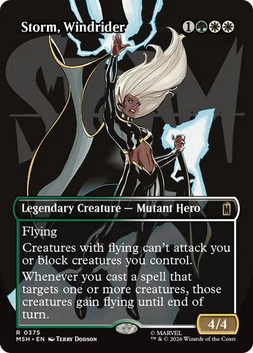 Storm, Windrider (Logo Art Foil) | Marvel Super Heroes、Magic: The Gathering、kayou