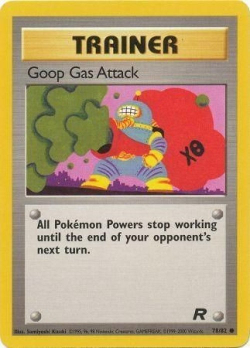 Pokemon Team Rocket Common Goop Gas Attack #78 Lightly Played、ToyWiz、kayou