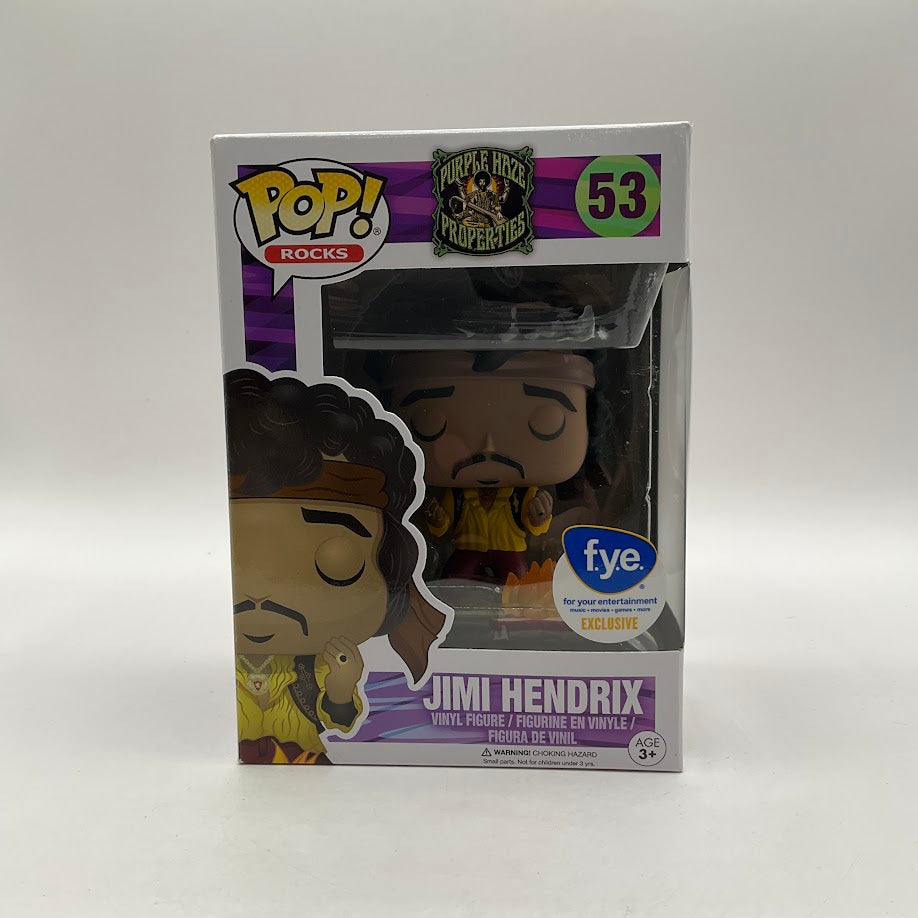 Jimi Hendrix Funko Pop! Purple Haze Properties #53 FYE Exclusive、Funko、kayou