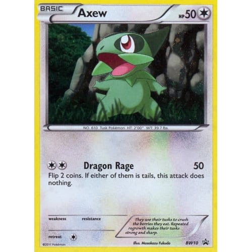 Black & White Promo BW10 Axew、Pokemon、kayou