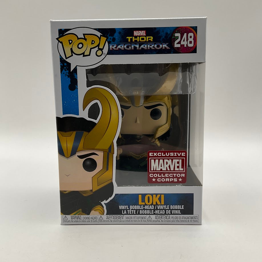 Loki Funko Pop! Thor Ragnarok #248 Marvel Collector Corps Exclusive、Funko、kayou
