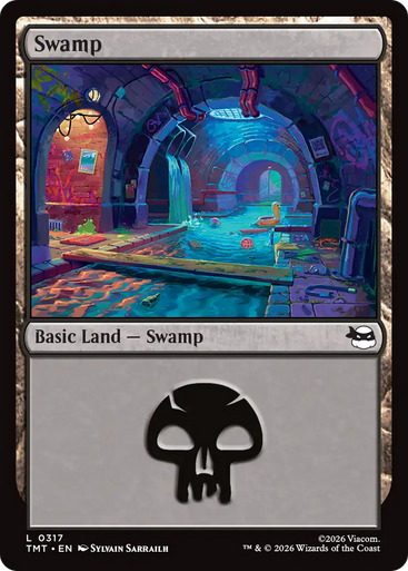 Swamp (#317) | Teenage Mutant Ninja Turtles、Magic: The Gathering、kayou