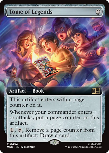 Tome of Legends (Extended Art) | Marvel Super Heroes Commander、Magic: The Gathering、kayou