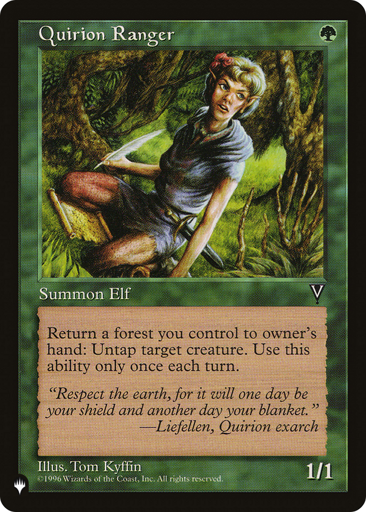 Quirion Ranger (LIST-) - The List、Wizards of the Coast、kayou