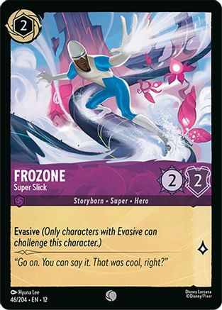 Frozone - Super Slick (46/204) - Wilds Unknown Cold Foil、Ravensburger、kayou