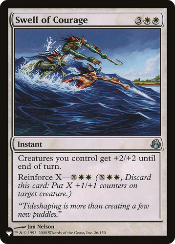 Swell of Courage (LIST-26/150) - The List、Wizards of the Coast、kayou