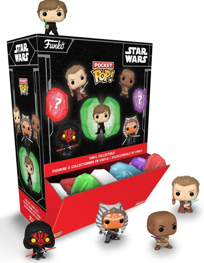 Funko Star Wars Pocket POP! Kyber Crystals Mystery Box 12 Mystery Packs、ToyWiz、kayou