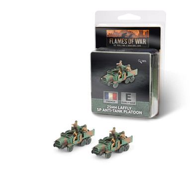 Flames of War - French: 25mm Laffly SP Anti-Tank Platoon (x2)、Gale Force Nine、kayou