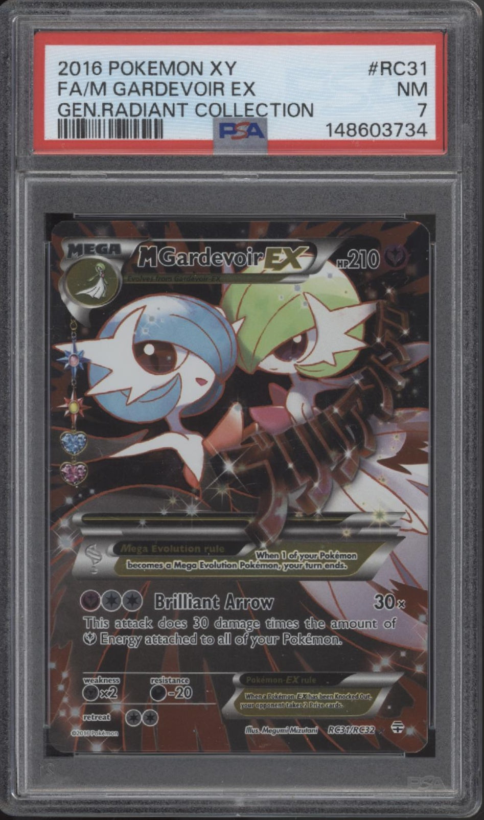 M Gardevoir ex Pokemon Generations Radiant Collection Full Art #RC31 PSA 7 #2、Collector Store LLC Gaming、kayou