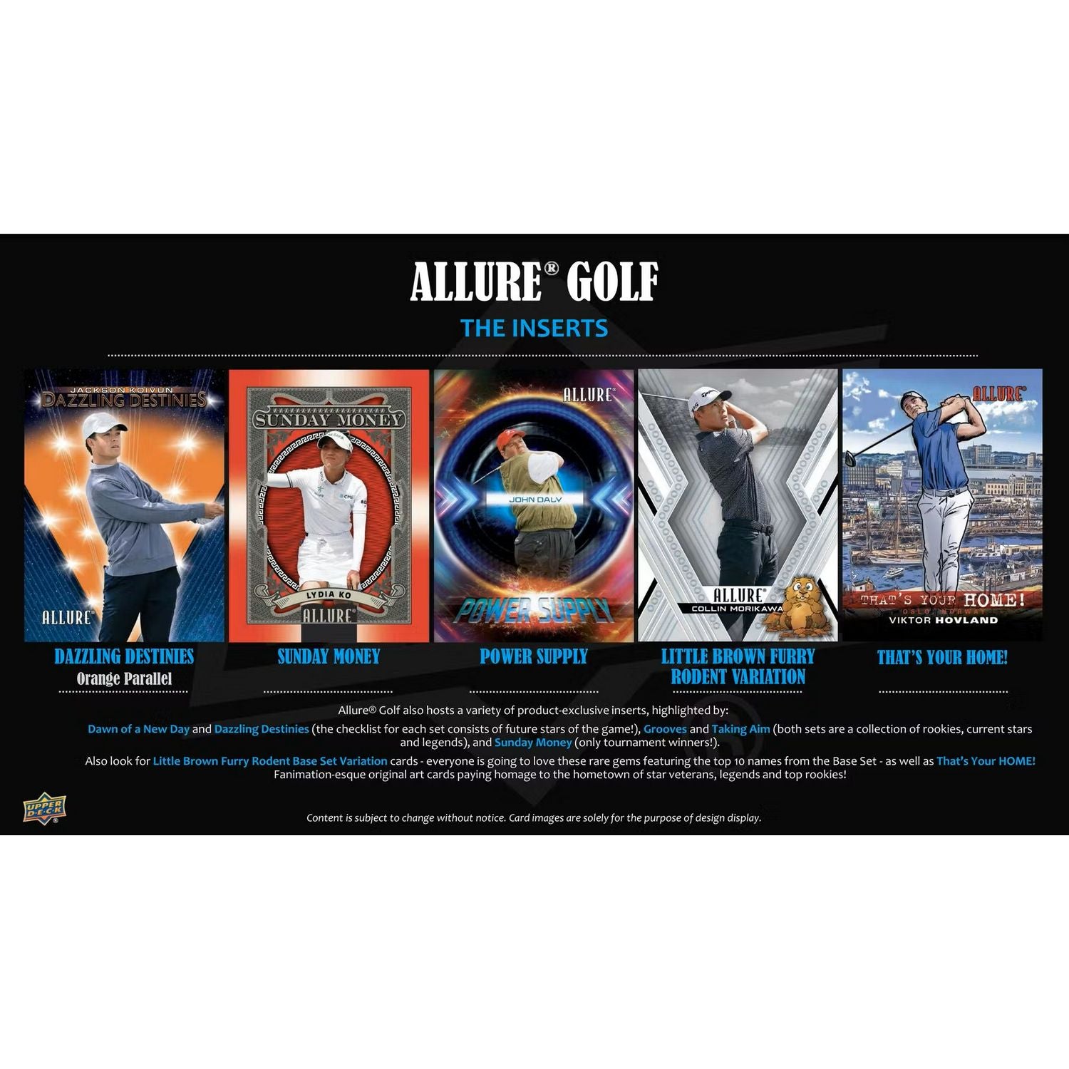 2026 Upper Deck Allure Golf Blaster Box、Upper Deck、kayou