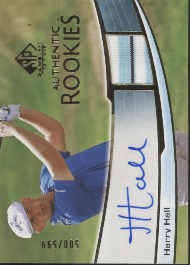 Harry Hall 2024 Upper Deck SP Game Used Authentic Rookies Swatch RC Auto 500/599、Collector Store LLC、kayou